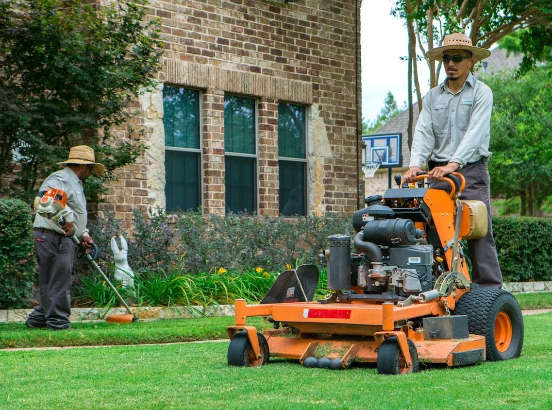 Lawn mower online person